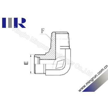 90 Degree Elbow Metric / NPT Male Tube Adapter (1CN9)